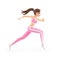 3d sporty woman running fast