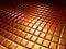 3d square pattern brown background
