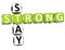 3D Stay Strong Crossword