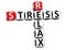 3D Stress Relax Crossword cube words