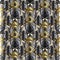 3d striped Baroque seamless pattern.