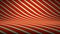 3D Striped Circus Style Studio Backdrop with Empty Copy Space