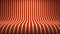3D Striped Circus Style Studio Backdrop with Empty Copy Space