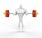 3D Strong Character lifting heavy weights