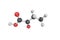 3d structure of 2-oxobutanoic acid, a food and flavor ingredient