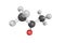 3d structure of Acetone systematically named 2-propanone