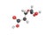 3d structure of Alpha-Hydroxyglutaric acid, an alpha hydroxy acid