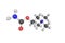 3d structure of Carbachol, also known as carbamylcholine, a cholinomimetic drug that binds and activates