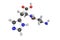 3d structure of Carnosine, a dipeptide molecule