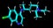 3D structure of Chloroquine, a substance active against the COVID-19 coronavirus and malaria