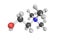 3d structure of Choline chloride, an organic compound