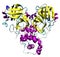 3D structure of coronavirus SARS-CoV-2 main protease, a target for medications against COVID-19. PDB 6LU7