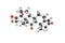 3d structure of Cortisone, a pregnane 21-carbon steroid hormone