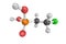 3d structure of Ethephon, the most widely used plant growth regulator