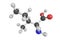 3d structure of Isoleucine, an alpha-amino acid