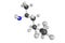 3d structure of Methylhexanamine, commonly known as dimethylamylamine