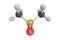 3d structure of Methylsulfonylmethane MSM