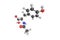 3d structure of N-Acetyl L-Tyrosine, an acetylated form of L-Tyrosine. It breaks down to L-Tyrosine in the kidneys and is more so