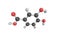 3d structure of Protocatechuic acid, a dihydroxybenzoic acid.