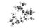 3d structure of Squalene, a hydrocarbon and a triterpene.