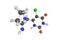 3d structure of Tipiracil, a drug used in the treatment of cancer. It is approved for use in form of the combination drug