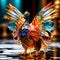 3d surreal design with ultra details, colorful generative art, shiny colors with High dynamic range, surreal painting art