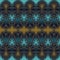 3d symmetric gold steel fractal mesh pattern