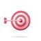 3D Target with Arrow in Center Icon