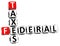 3D Taxes Federal text Crossword