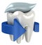 3d teeth isolated