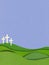 3d textured effect Easter Christian background with crosses.