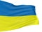 3D Ukrainian flag