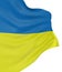 3D Ukrainian flag