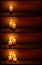 3D Vector Christmas and Advent Candles with Candlelight - Panorama Banner Templates