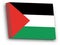 3D vector flag of Palestine