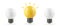 3D vector Light Bulb realistic icon. Business idea and strategy concept. Energy-saving lamp. Eco-friendly electricity. Bright