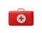 3D vector medical case, first aid kit, emergency box