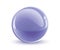3d vector violet sphere