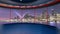 3D Virtual News Studio Background