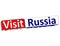 3D Visit Country Russia Button