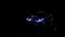 3D visualization of a car in the dark