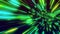 3d vj loop, abstract background with futuristic flow of multicolor glow lines. Light streaks fly pass camera or flight