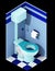 3d voxel toilet