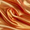 3D Wave Bright Golden Rust color Gradient Silk Fabric AI generated