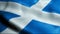 3D Waved United Kingdom Region Flag of Scotland
