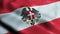 3D Waving Austria City Flag of Vienna Closeup View