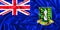 3d waving flag of British Virgin Islands