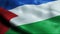 3D Waving Flag of Guanacaste Province of Costa Rica Closeup View