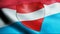 3D Waving Luxembourg City Flag of Vianden Closeup View