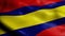 3D Waving Malaysia City Flag of Alor Setar Closeup View